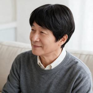 남성 짧은머리 통가발 가발 노인 중장년 커트 헤어피스 숏컷 스타일 중년용