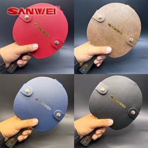 SANWEI 탁구 러버 보호 클립/탁구 가방/테니스 라켓 케이스/PVC 핑퐁 라켓 커버/하프 커버 케이스