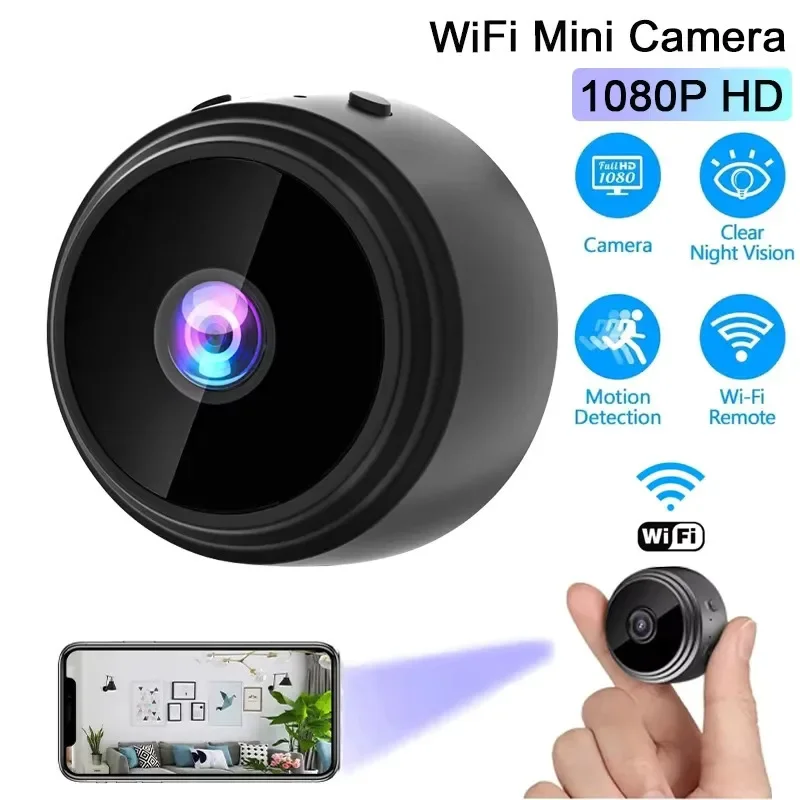 A9 WiFi 미니 카메라 무선 비디오 레코더 보안 보호 카메라 유아 및 애완동물을 위한 스마트 홈 모니터링 카메라