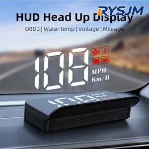 M3 HUD Obd2 디스플레이 온보드 컴퓨터 자동차 헤드업 디스플레이 앞유리 대형 폰트 프로젝션 E-OBD 및 GPS 모든 차량용 M1