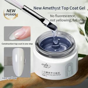 20g 다이아몬드 탑 코트 젤 네일 폴리쉬 강화 롱래스팅 UV 쏙 오프 젤 바니쉬 하이라이트 네일 아트 컨스트럭트 젤
