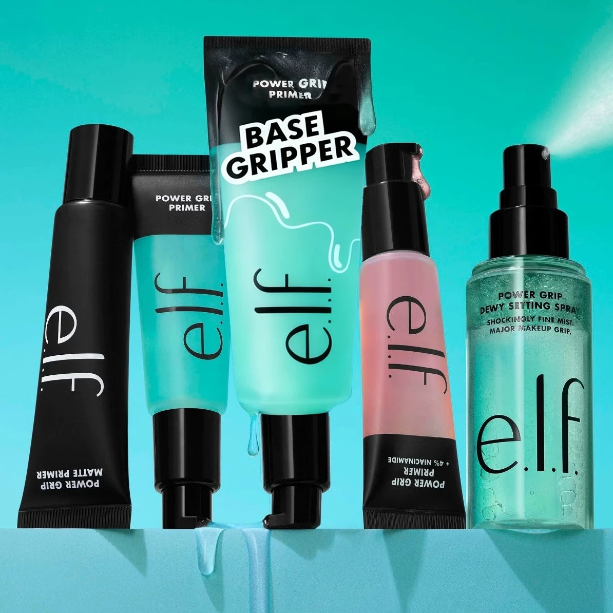 75ml ELF 파워 그립 프라이머 점보 텍스처 리프레싱 쉽게 흡수되는 보습 페이셜 퍼밍 퓨리파잉 하이드레이팅 스무딩 스킨