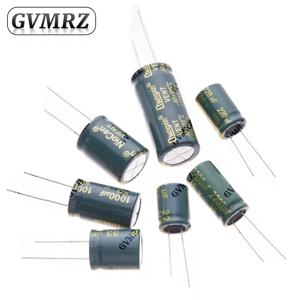 6.3V 10V 16V 25V 35V 50V 63V 100V 160V 고주파 저 ESR 알루미늄 커패시터 100UF 1000UF 1500UF 2200UF 3300UF