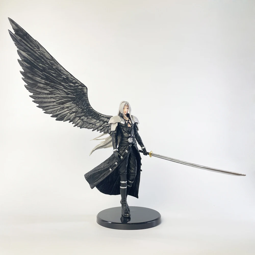 28cm 세피로스 애니메이션 피규어 리버스 원윙 엔젤 액션 피규어 컬렉션 모델 데스크탑 장식품
