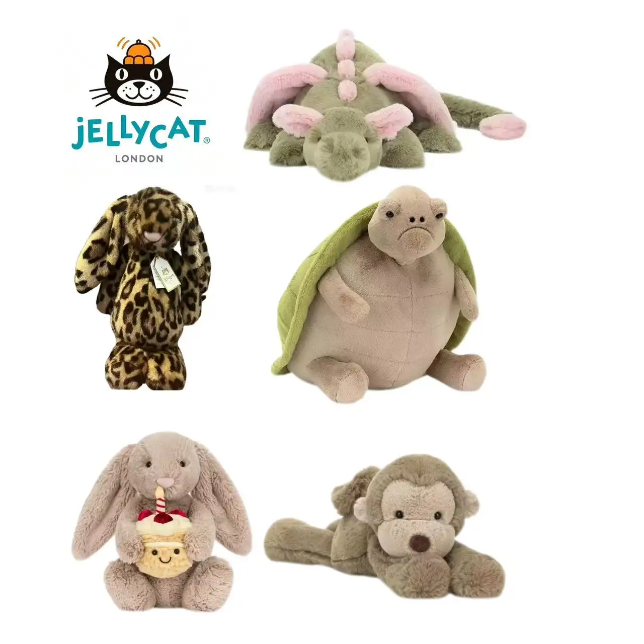 젤리캣 플러시 토이즈 JC 플러시토이즈: 러브 시리즈; 토끼 시리즈; 드래곤 시리즈; 거북이 시리즈; 곰 시리즈; 클로버 및 기타 인형2026