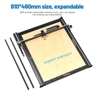 NEJE 레이저 기계 허니콤 플레이트 540 X 850mm 작업 테이블 (NEJE Master 2S/3 Max 레이저 조각 및 절단 기계용)