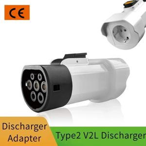 타입2 차량용 V2L 방전기, MG, BYD, Geely EX5, Jaecoo7, Omoda 9 지원, 차량에서 전력 공급하는 타입2 어댑터