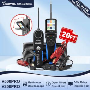 VDIAGTOOL V500PRO V200PRO 자동차 전원 회로 프로브 테스터 키트 9V-30V 자동차 회로 테스터 전기 진단 차단기 탐지기