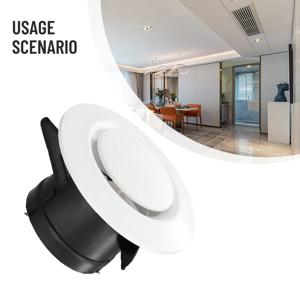 1PC 75/100/125/200mm ABS 천장 에어벤트 그릴 커버 환기 배기 그릴 커버 방수 배출구 난방 냉각 통풍구