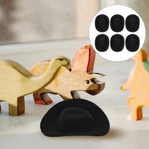 카우보이 모자 열쇠고리 플로킹 미니 코스튬 DIY 공예 할로윈 모자 공예용 장식용 콘