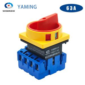 YMD11-63A 4P 로드 브레이크 스위치 4극 캠 로터리 아이솔레이터 차단 스위치 (분전반 기계 장비 LW30용)