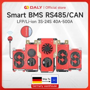 Daly BMS  스마트 BMS LiFePo4 4S 12V BMS 8S 24S 72V 48V 16S 40A 60A 100A 150A 200A 250A 300A 3.7V 리튬 이온 BMS 7S 13S 14S 3.2V BMS