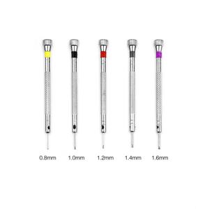 시계 수리를위한 0.8-1.6mm 강철 스크루 드라이버 미니 링크 핀으로 휴대용 시계 도구 밴드 제거 시계 제조 도구 키트