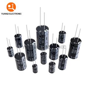 10V 16V 25V 35V 50V 400V 450V 알루미늄 전해 커패시터 4.7UF 10UF 22UF 47UF 100UF 220UF 330UF 470UF 1000UF 2200UF 4700UF