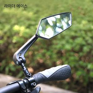 자전거 후면보기 미러 자전거 사이클링 클리어 와이드 레인지 백 시력 백미러 반사경 조정 가능한 핸들 바 왼쪽 오른쪽 미러
