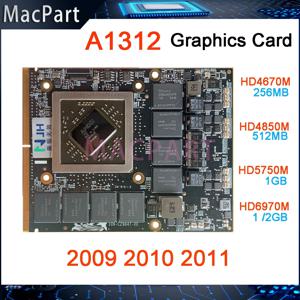 오리지널 HD4670M HD4850M HD5750M HD6970M 256MB 512MB 1GB 2GB 애플 아이맥 27인치 A1312 그래픽 비디오 카드 2009 2010 2011년형