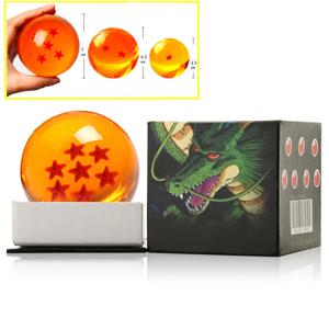 3.5-7.6CM 애니메이션 드래곤 볼 크리스탈 볼 Z 스타 1-7 수지 Dragonbead 코스프레 소품 데스크탑 장식 어린이 장난감 선물