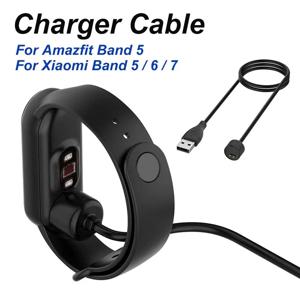 Xiaomi Mi Band 5 6 7 충전기, Amazfit Band 5, USB 자기 충전 케이블 교체 충전 1.64ft / 50cm