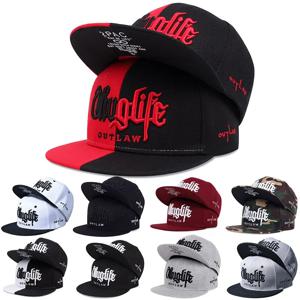 Thuglife 패션 패스트볼 캡 자수 힙합 야구 모자, 스냅백 모자, 성인 야외 캐주얼 태양 캐주얼 뼈 조절 가능, 1 개