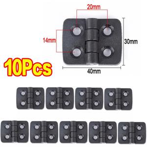 10pcs 문 경첩 전기 상자 캐비닛에 대 한 나일론 플라스틱 엉덩이 창 경첩 산업 상자 베어링 경첩 바인더 홈 하드웨어
