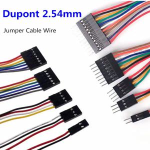10PCS 2.54MM 피치 브레드 보드 듀퐁 케이블 Arduino 2P 3 4 5 6 8 9 10 핀 라인 남성 여성 듀퐁 점퍼 와이어 DIY 전자