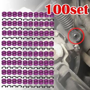 100set 기어 시프터 케이블 링키지 부싱 슬리브 알토 양쪽 끝 Grommet Fix For Fiat Sedici Suzuki Swift Sport SX4 수리 키트