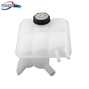 POKESS 엔진 라디에이터 오버플로 확장 탱크 병, 캡 포함, 포드 포커스 C-Max 2003-2007 포커스 2004-12 Kuga 08-12