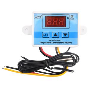 W3002 110V 220V LED 디지털 온도 컨트롤러 온도 조절기 온도 조절기 센서 미터 냉장고 물 가열 냉각
