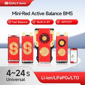 DALY 스마트 액티브 밸런스 BMS 1A 액티브 밸런스 블루투스 UART 40A 60A 100A 150A Lifepo4 리튬이온 배터리 18650용