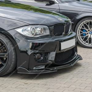 앞 범퍼 립 스포일러 스플리터 디퓨저 트림 블레이드 BMW E81 E82 E87 E88 1M 1M 범퍼 2004-2014 스타일링 바디 키트 튜닝