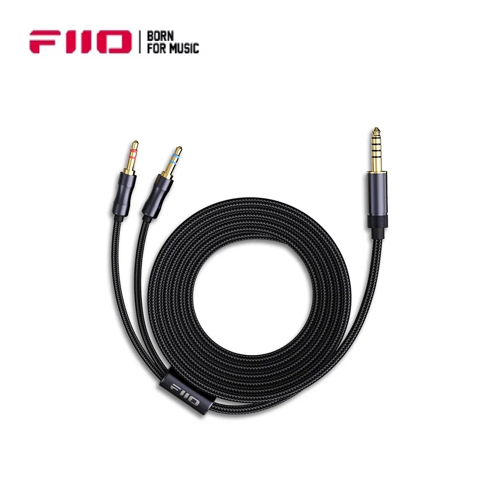 FiiO LL-4.4A 고품질 오디오 듀얼 3.5mm ~ 4.4mm 밸런스드 헤드폰 케이블 1.5M
