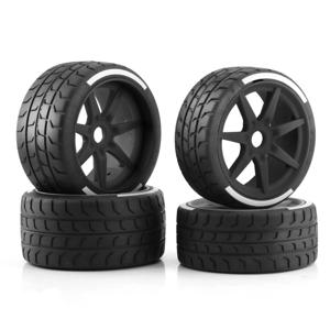 ARRMA1/7 파이어버드 펠로니 FSR 플라잉 갓 머스탱 GT 플랫 러닝 Da GT 타이어 레이싱 하이웨이용 4개 타이어 17mm 휠 헥스
