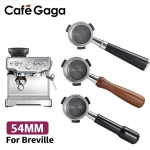 54mm 커피 Bottomless Portafilter Breville Sage 870 878 879 필터 바구니 에스프레소 머신 액세서리 바리스타 도구