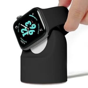 Apple Watch 충전기 스탠드 iWatch Ultra/8/SE2/7/6/SE/4/3 49mm/45mm/44mm/42mm/41mm/40mm/38mm 내구성 실리콘 나이트 스탠드 모드