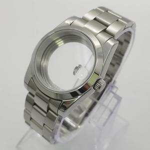 NEITON 36MM/39MM NH35 사파이어 크리스탈 폴리시 방수 시계 케이스 NH34 NH35 NH36 NH38 NH39 NH70 PT5000 ETA2824용