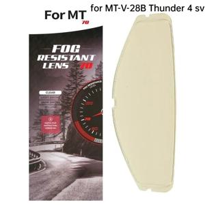 MT MT-V-28B 썬더 4 SV 스팅어 2 풀페이스 헬멧용 헬멧 바이저 필름 안티포그 필름 스티커 투명 액세서리 부품 안티포그