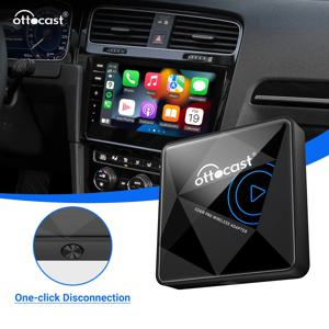 OTTOCAST U2 Air Pro 자동차 재생 어댑터 유선 CarPlay 자동차-무선 빠른 연결 속도 플러그 앤 플레이 최신 동글