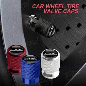OZ O.Z 레이싱 로고 용 알루미늄 현대 Dacia Kia Ford Subaru Opel 4pcs 자동차 장식 휠 타이어 밸브 캡 스템 커버 액세서리