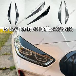 BMW 1 시리즈 F40 M135i 128ti 116i 118i 120i 116d 용 해치백 2019-2024 자동차 헤드라이트 아이보우 눈꺼풀 뚜껑 3D 스티커 트림