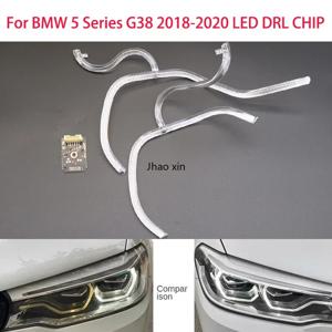 BMW 5 시리즈 G30 2018 2020 LED 자동차 헤드라이트 DRL 라이트 스트립, 엔젤 아이즈 칩 밸러스트 모듈 조명 유지 보수 부품