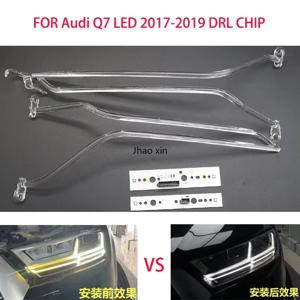 아우디 Q7 LED 2017 2019 자동차 헤드라이트 DRL 라이트 스트립, 엔젤 아이즈 칩 밸러스트 모듈 조명 유지 보수