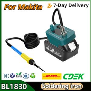 마키타 BL1830 용 무선 납땜 다리미 도구, 18V 5000mAh 배터리, BL1815 BL1840 BL1850 BL1860 납땜 다리미 기계