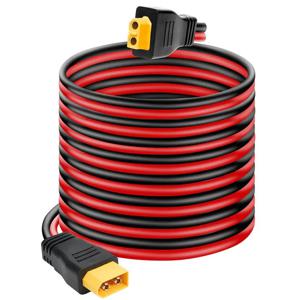 6m 3m 1.5m 12AWG XT60 남성-XT60 여성 충전 케이블 ALLPOWERS R600 R1500 R2500 Ecoflow River Delta 등 태양광 발전기