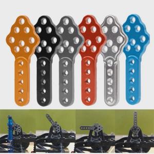 알루미늄 메탈 쇼크 업소버 마운트 높이 각도 조절 스탠드 1/10 RC 크롤러 Axial SCX10 90046 90047 D90 D110 업그레이드 부품