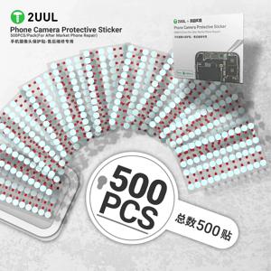 2UUL DA31 전면 전화 카메라 보호 스티커 500 개/갑 아이폰 안드로이드 후면 카메라 보호 수리 도구에 대한 고품질