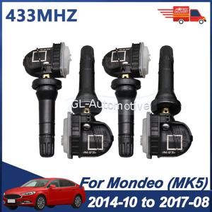 포드 Mondeo MK5 2014-2017 TPMS 센서 EV6T-1A180-CB EV6T-1A180-CC EV6T-1A180-CE 용 4PCS 433MHz 타이어 압력 센서