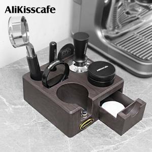 AliKisscafe 커피 탬퍼 스테이션 Portafilter 홀더 51mm 54mm 57mm 58mm Delonghi Breville 에스프레소 액세서리 바리스타 도구