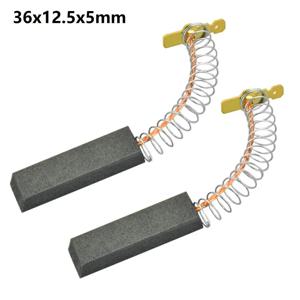 SIEMENS 세탁기용 NEFF용 2pcs 와셔 모터 카본 브러쉬 36x12.5x5mm 예비 모터 카본 브러쉬