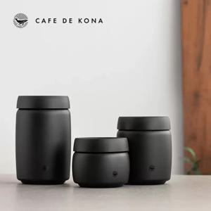CAFEDE KONA 스테인레스 스틸 밀봉 탱크 커피 콩, 차, 주방 보관 용기 용 스테인레스 스틸 진공 밀봉 용기