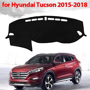 Hyundai Tucson 2015 2016 2017 2018 대시 매트 Sun Shade Anti-UV 카펫 자동차 액세서리 자동차 대시 보드 커버